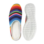Tribal Mexican Serape Pattern Print Mesh Casual Shoes