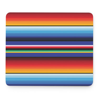 Tribal Mexican Serape Pattern Print Mouse Pad