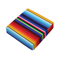 Tribal Mexican Serape Pattern Print Outdoor Seat Cushion Cover