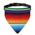 Tribal Mexican Serape Pattern Print Over The Collar Dog Bandana