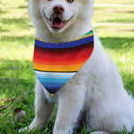 Tribal Mexican Serape Pattern Print Over The Collar Dog Bandana