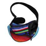 Tribal Mexican Serape Pattern Print Pet Sling Carrier