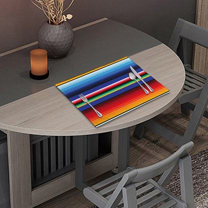 Tribal Mexican Serape Pattern Print Placemat
