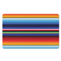 Tribal Mexican Serape Pattern Print Polyester Doormat
