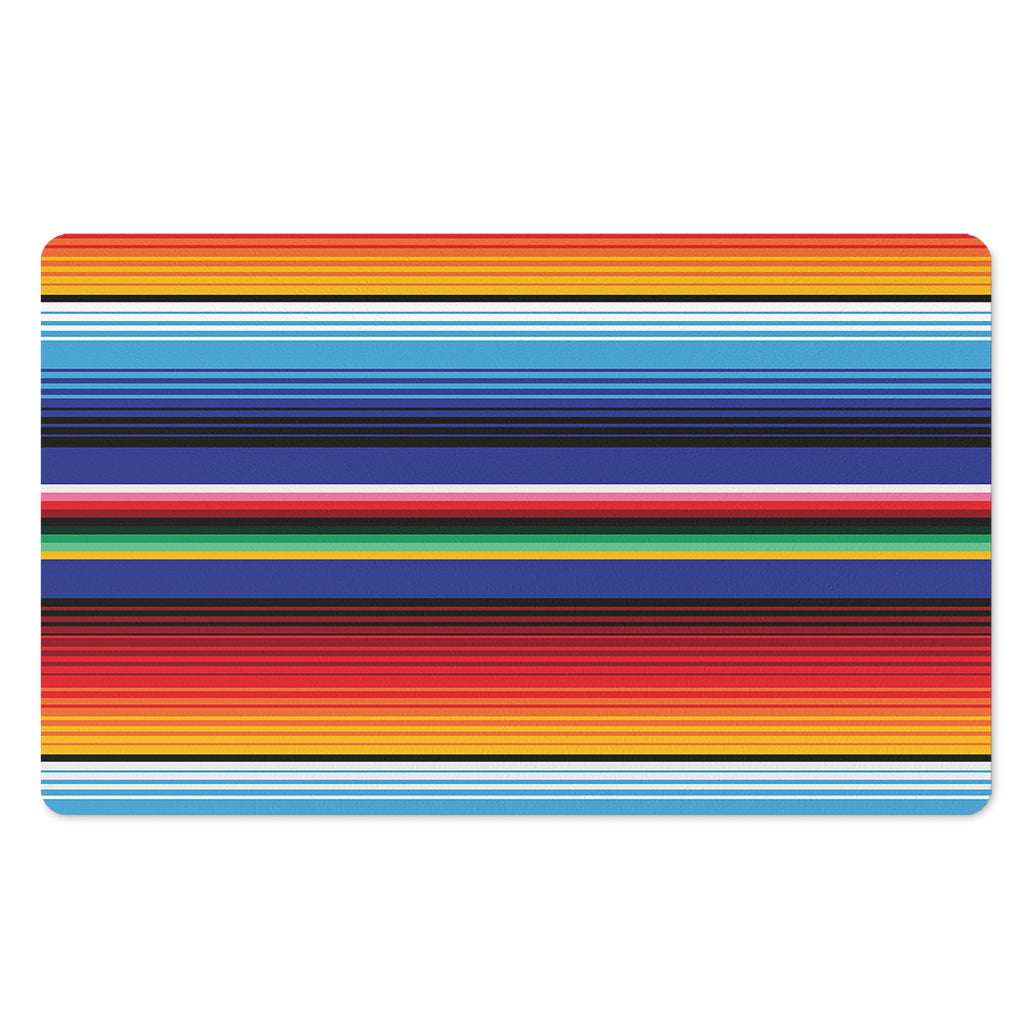 Tribal Mexican Serape Pattern Print Polyester Doormat