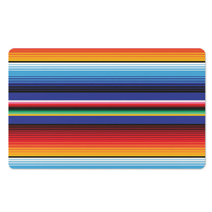 Tribal Mexican Serape Pattern Print Polyester Doormat