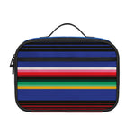 Tribal Mexican Serape Pattern Print Portable Lunch Bag