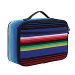 Tribal Mexican Serape Pattern Print Portable Lunch Bag