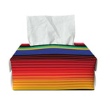 Tribal Mexican Serape Pattern Print Rectangle Tissue Box Cover