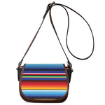 Tribal Mexican Serape Pattern Print Saddle Bag