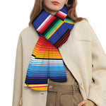 Tribal Mexican Serape Pattern Print Scarf