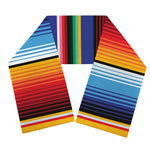 Tribal Mexican Serape Pattern Print Scarf