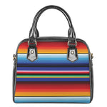 Tribal Mexican Serape Pattern Print Shoulder Handbag