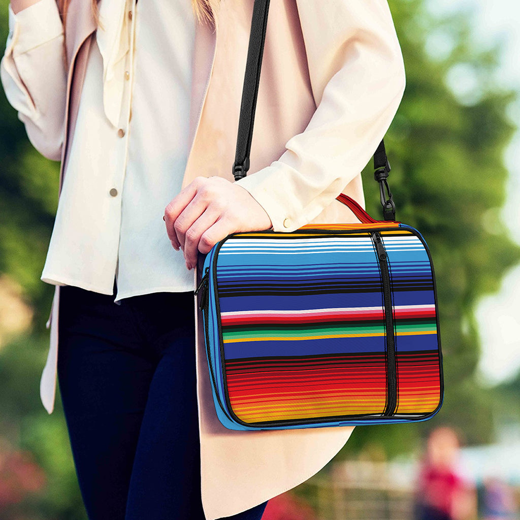 Tribal Mexican Serape Pattern Print Shoulder Strap Bible Bag