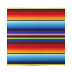 Tribal Mexican Serape Pattern Print Silk Bandana