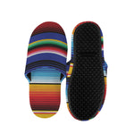 Tribal Mexican Serape Pattern Print Slippers