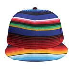 Tribal Mexican Serape Pattern Print Snapback Cap