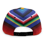 Tribal Mexican Serape Pattern Print Snapback Cap