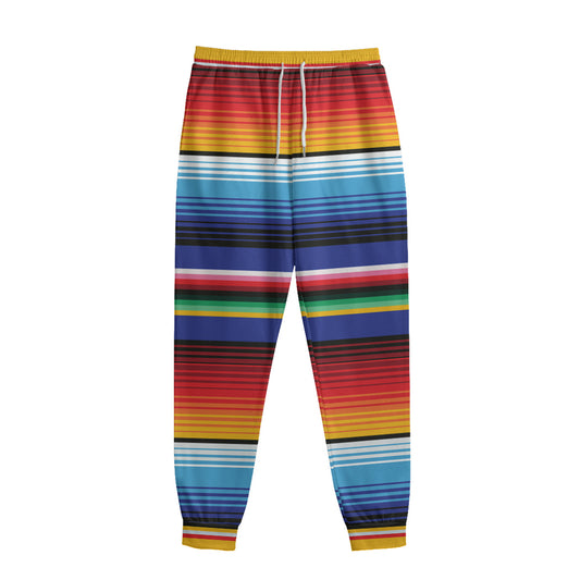 Tribal Mexican Serape Pattern Print Sweatpants