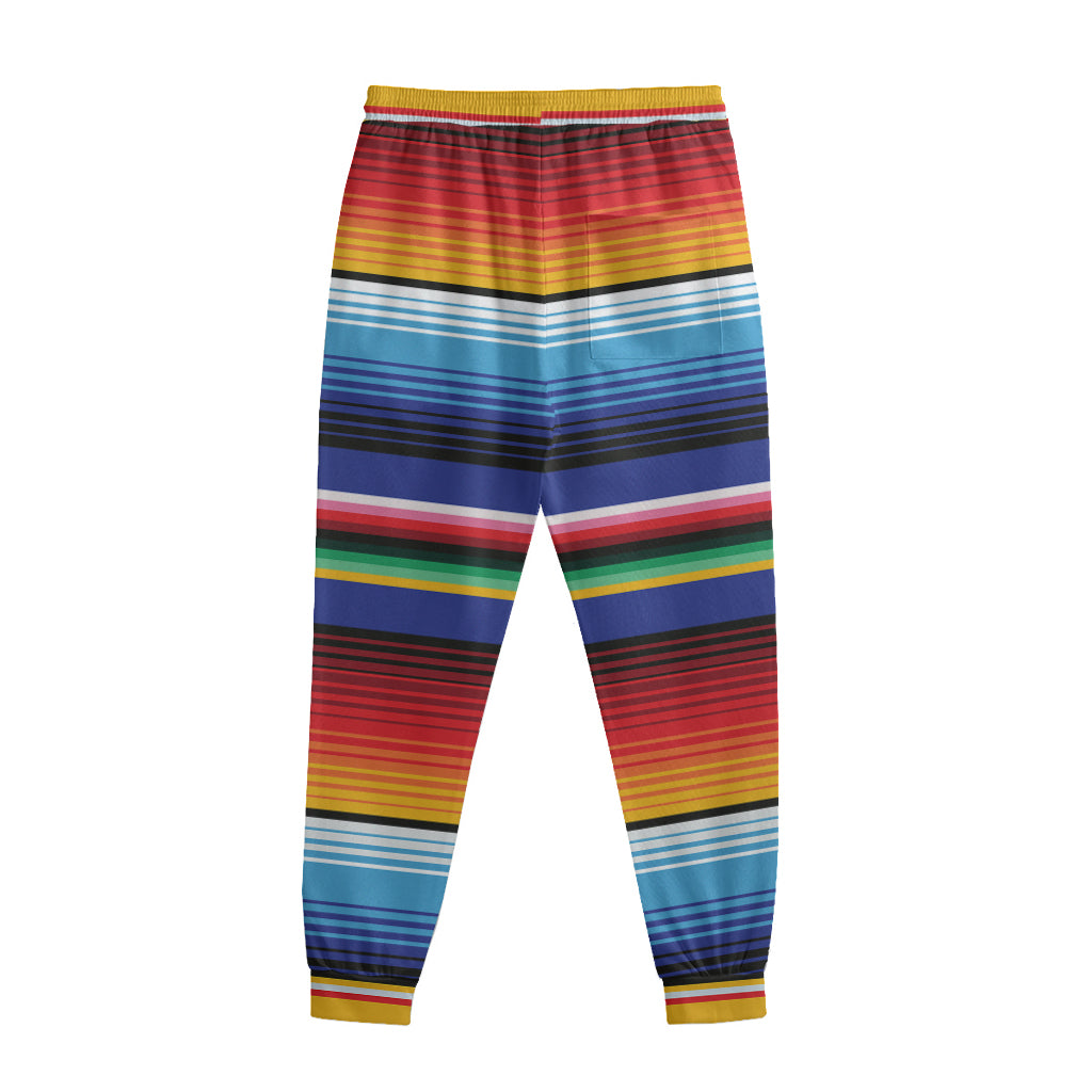 Tribal Mexican Serape Pattern Print Sweatpants