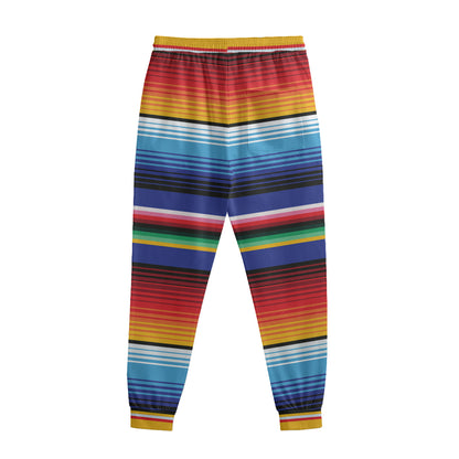 Tribal Mexican Serape Pattern Print Sweatpants