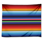 Tribal Mexican Serape Pattern Print Tapestry