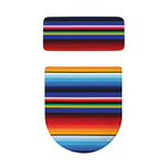 Tribal Mexican Serape Pattern Print Toilet Lid And Tank Cover Set