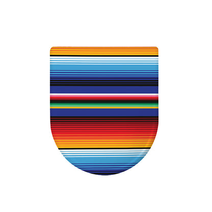 Tribal Mexican Serape Pattern Print Toilet Lid Cover