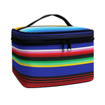 Tribal Mexican Serape Pattern Print Travel Makeup Bag