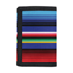 Tribal Mexican Serape Pattern Print Trifold Wallet