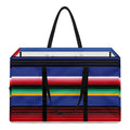 Tribal Mexican Serape Pattern Print Utility Tote Bag