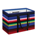Tribal Mexican Serape Pattern Print Utility Tote Bag
