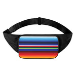 Tribal Mexican Serape Pattern Print Waist Bag