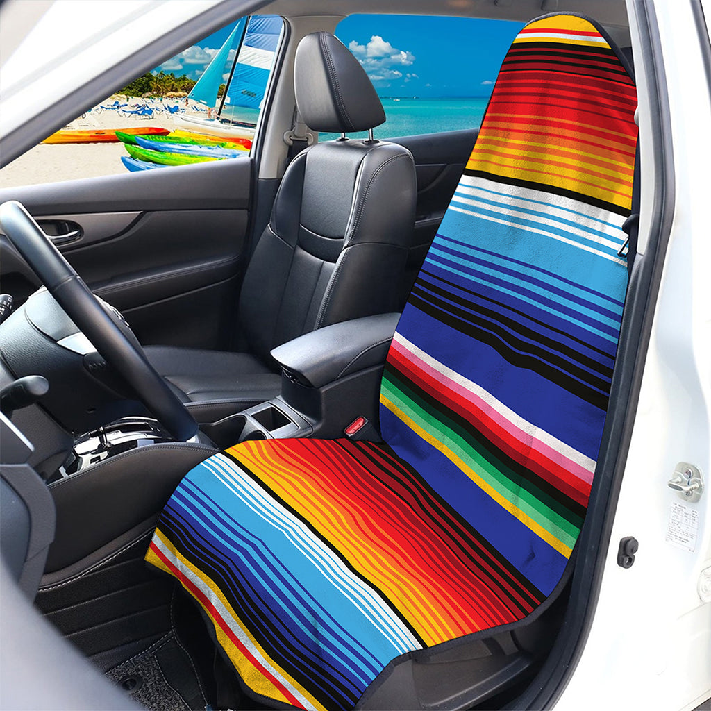 Tribal Mexican Serape Pattern Print Waterproof Car Seat Cover