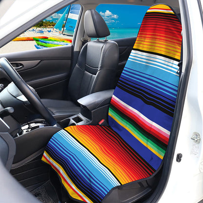 Tribal Mexican Serape Pattern Print Waterproof Car Seat Cover