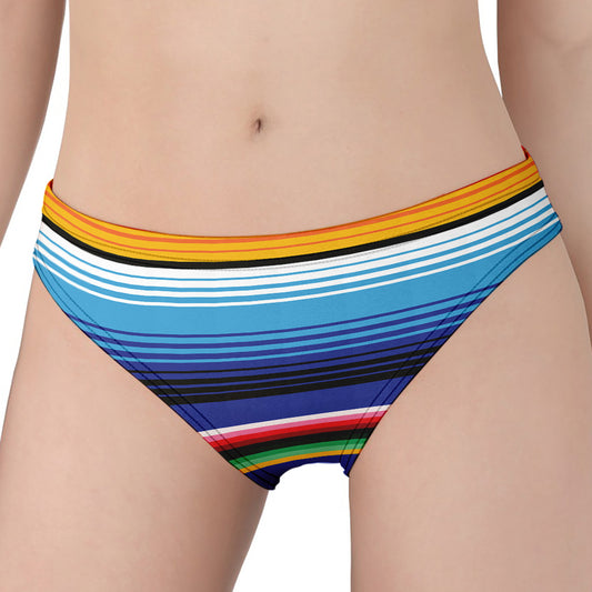Tribal Mexican Serape Pattern Print Women's Panties