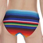 Tribal Mexican Serape Pattern Print Women's Panties