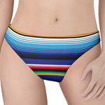 Tribal Mexican Serape Pattern Print Women's Thong