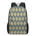 Tribal Native American Pattern Print 17 Inch Backpack