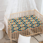 Tribal Native American Pattern Print Baby Crib Sheet