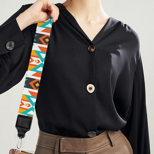 Tribal Native American Pattern Print Bag Strap