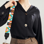 Tribal Native American Pattern Print Bag Strap