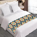Tribal Native American Pattern Print Bed Runner
