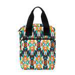 Tribal Native American Pattern Print Bible Tote Bag