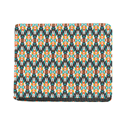 Tribal Native American Pattern Print Bifold Wallet