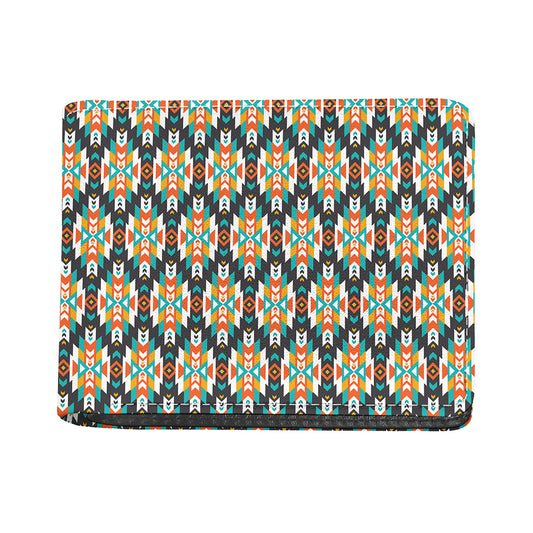 Tribal Native American Pattern Print Bifold Wallet