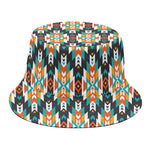 Tribal Native American Pattern Print Bucket Hat