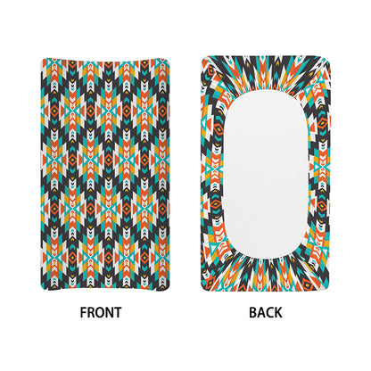 Tribal Native American Pattern Print Changing Pad Cover