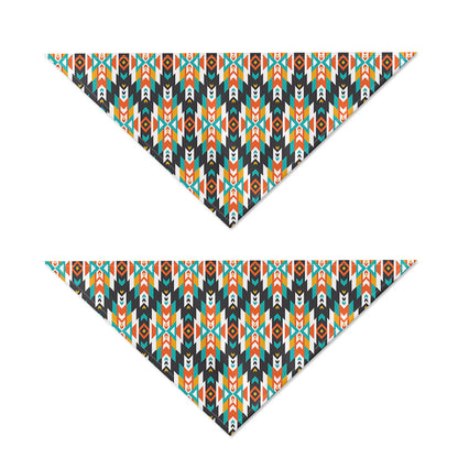 Tribal Native American Pattern Print Dog Bandana