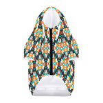 Tribal Native American Pattern Print Dog Zip Up Hoodie